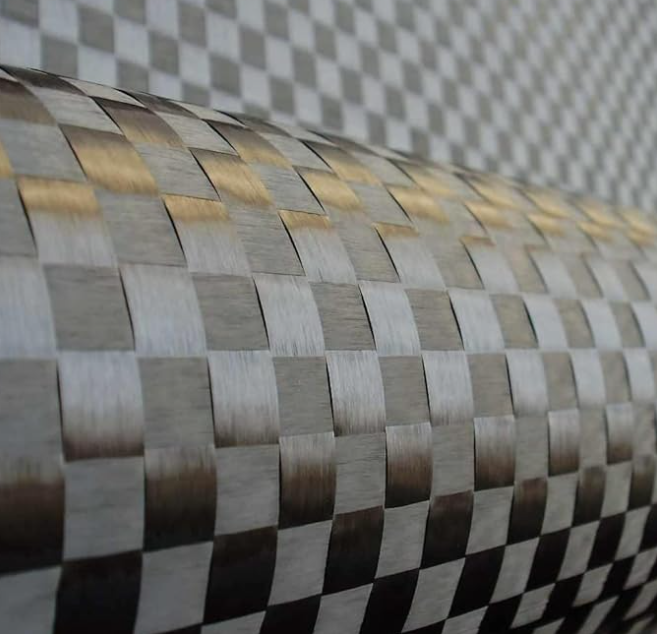 Crepe Pan Carbon - Tela de Fibra de Carbono Real,