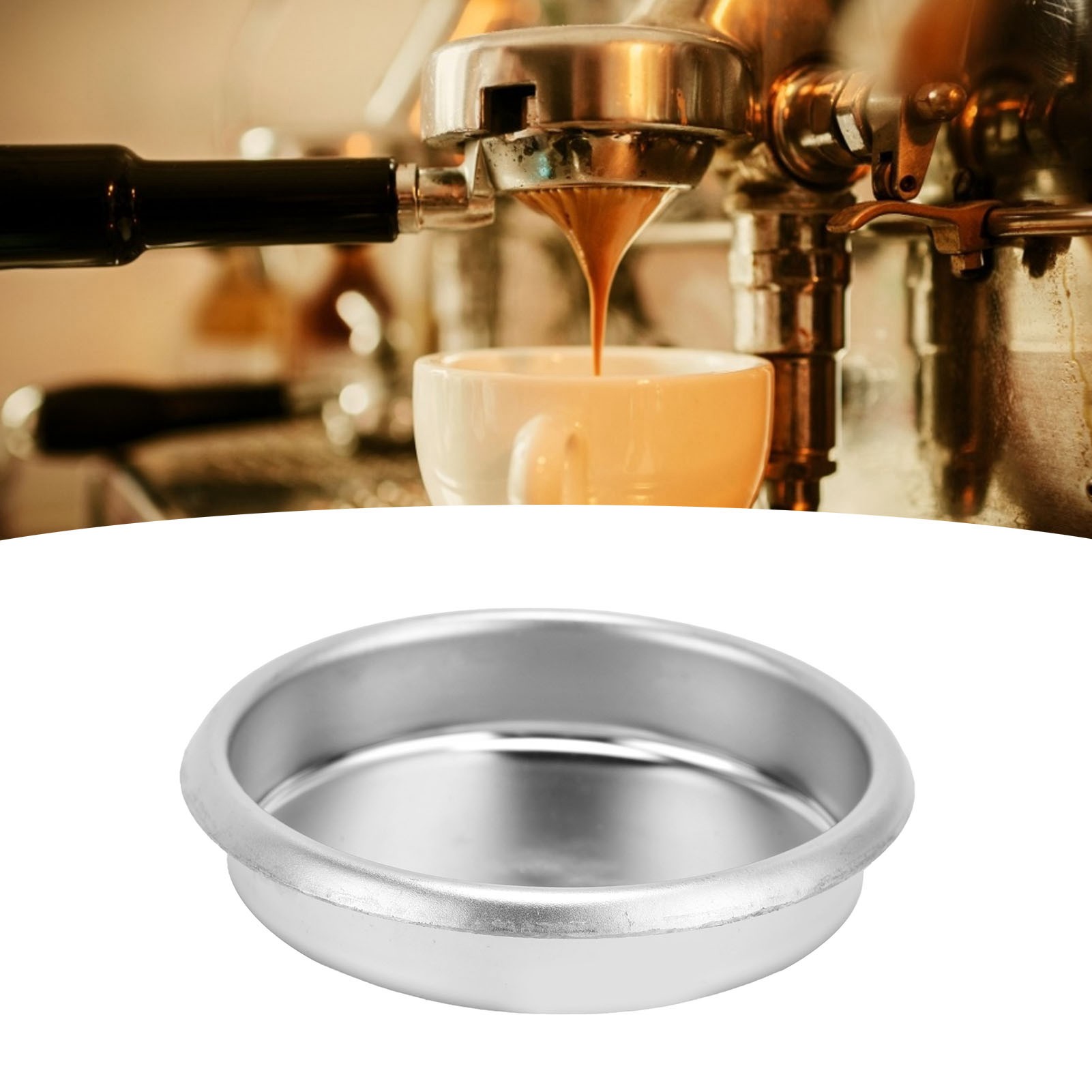 Breville Espresso Bes870 - Filtro ciego metálico de acero inoxidable