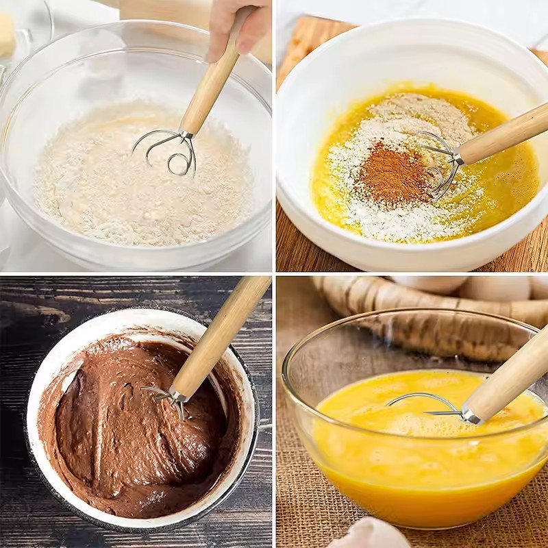 Batidor de masa danés de mano  - Danish Pancake Pan reseña y precio