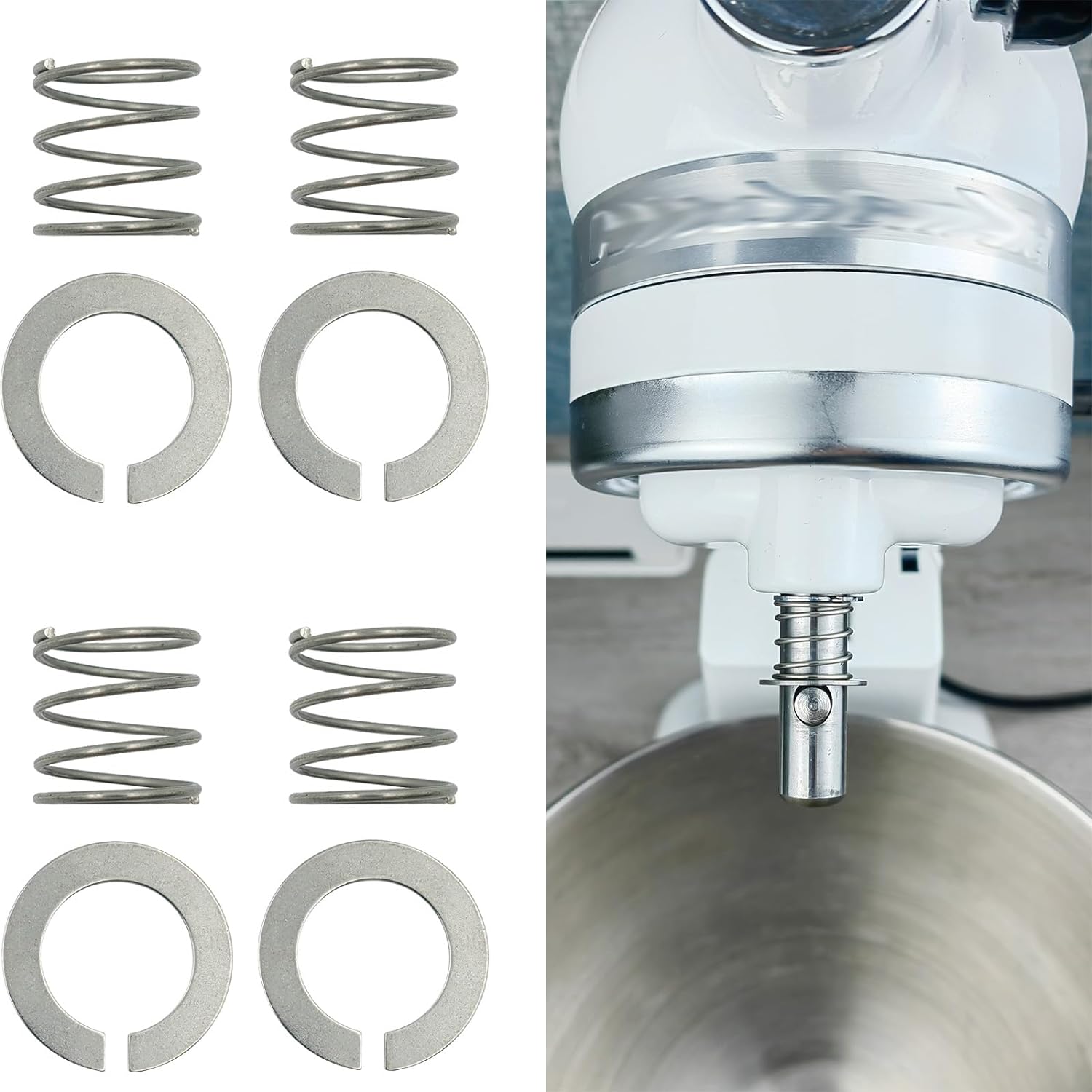 Nuevo paquete de 4 resortes y  - Kitchenaid Mixer Hand Mixer reseña y precio