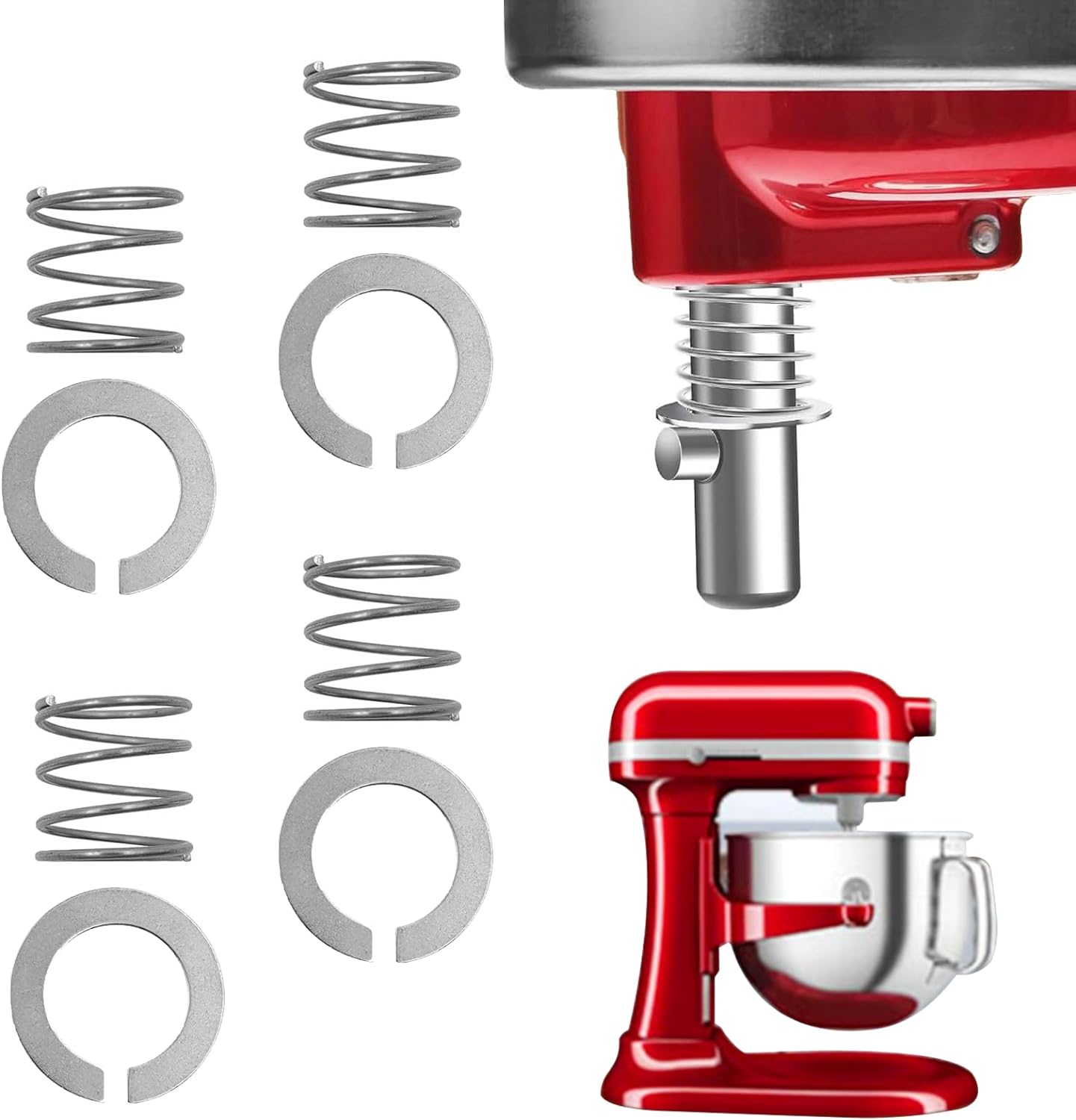 Nuevo paquete de 4 resortes y  - Kitchenaid Mixer Hand Mixer reseña y precio