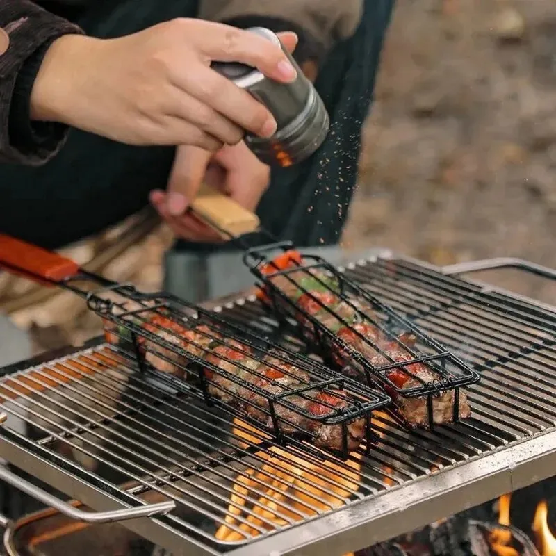 Cesta para asar a la parrilla  - Corn Dog Stick reseña y precio