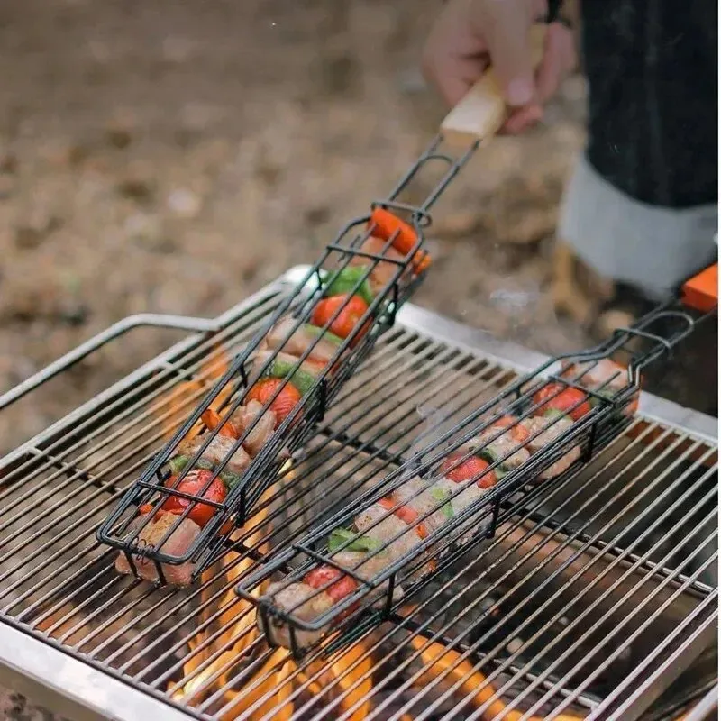 Cesta para asar a la parrilla  - Corn Dog Stick reseña y precio